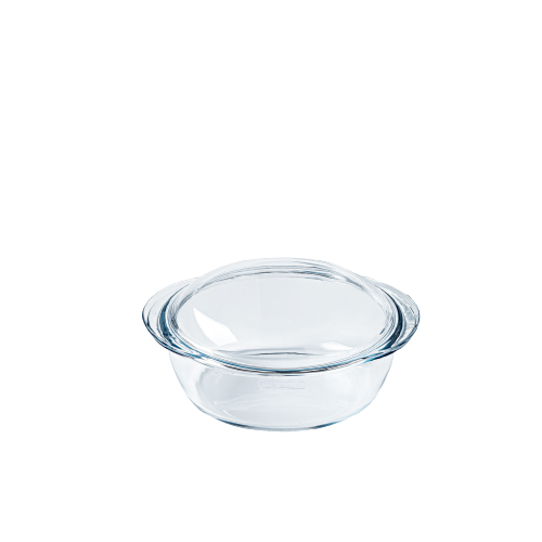 Cocotte ronde Pyrex en verre 3.5L - Lustensile