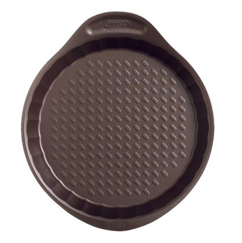 Moule à tarte rectangulaire en acier carbone 35 x 13cm noir